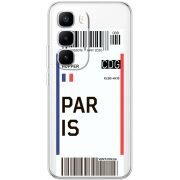 Прозорий чохол BoxFace Infinix Hot 60 Pro Plus Ticket Paris