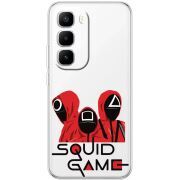 Прозорий чохол BoxFace Infinix Hot 60 Pro Plus siquid game люди в красном