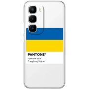 Прозорий чохол BoxFace Infinix Hot 60 Pro Plus Pantone вільний синій