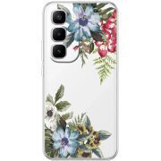 Прозорий чохол BoxFace Infinix Hot 60 Pro Plus Floral