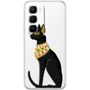 Чохол зі стразами Infinix Hot 60 Pro Plus Egipet Cat