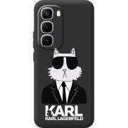 Чорний чохол BoxFace Infinix Hot 60 Pro Plus Cat in Black