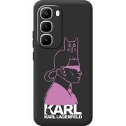 Чорний чохол BoxFace Infinix Hot 60 Pro Plus Pink Karl