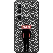 Чорний чохол BoxFace Infinix Hot 60 Pro Plus Man Pattern