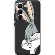 Чорний чохол BoxFace Infinix Hot 60 Pro Plus Lucky Rabbit
