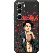 Чорний чохол BoxFace Infinix Hot 60 Pro Plus Атака Титанов Леви