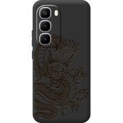 Чорний чохол BoxFace Infinix Hot 60 Pro Plus Chinese Dragon