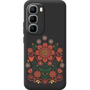 Чорний чохол BoxFace Infinix Hot 60 Pro Plus Ukrainian Ornament