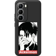 Чорний чохол BoxFace Infinix Hot 60 Pro Plus Attack On Titan - Ackerman