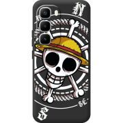 Чорний чохол BoxFace Infinix Hot 60 Pro Plus One Piece Компас