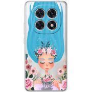 Прозорий чохол BoxFace Poco M8 Blue Hair