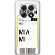 Прозорий чохол BoxFace Poco M8 Ticket Miami