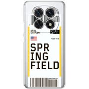 Прозорий чохол BoxFace Poco M8 Ticket Springfield