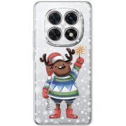 Прозорий чохол BoxFace Poco M8 Christmas Deer with Snow