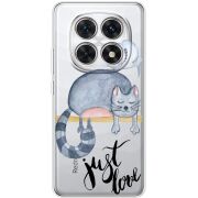 Прозорий чохол BoxFace Poco M8 Just Love