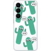 Прозорий чохол BoxFace Samsung Galaxy S26 (S942) с 3D-глазками HIYA