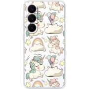 Прозорий чохол BoxFace Samsung Galaxy S26 (S942) Unicorns