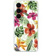 Прозорий чохол BoxFace Samsung Galaxy S26 (S942) Tropical Flowers