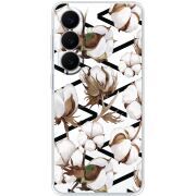Прозорий чохол BoxFace Samsung Galaxy S26 (S942) Cotton flowers