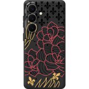 Чорний чохол BoxFace Samsung Galaxy S26 (S942) FranceFlowers