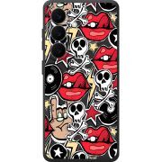 Чорний чохол BoxFace Samsung Galaxy S26 (S942) Rock Graffiti
