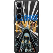 Чорний чохол BoxFace Samsung Galaxy S26 (S942) Привид Києва в дії