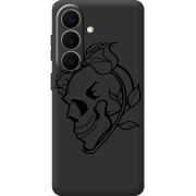 Чорний чохол BoxFace Samsung Galaxy S26 (S942) Skull and Roses