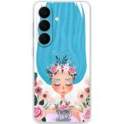 Прозорий чохол BoxFace Samsung Galaxy S26 Plus (S947) Blue Hair