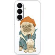 Прозорий чохол BoxFace Samsung Galaxy S26 Plus (S947) Dog Coffeeman