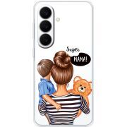 Прозорий чохол BoxFace Samsung Galaxy S26 Plus (S947) Super Mama and Son