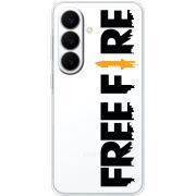 Прозорий чохол BoxFace Samsung Galaxy S26 Plus (S947) Free Fire Black Logo