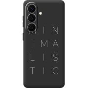 Чорний чохол BoxFace Samsung Galaxy S26 Plus (S947) Minimalistic