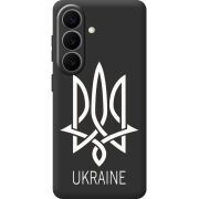 Чорний чохол BoxFace Samsung Galaxy S26 Plus (S947) Тризуб монограмма ukraine