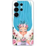 Прозорий чохол BoxFace Samsung Galaxy S26 Ultra (S948) Blue Hair