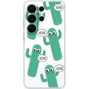 Прозорий чохол BoxFace Samsung Galaxy S26 Ultra (S948) с 3D-глазками HIYA