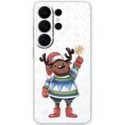 Прозорий чохол BoxFace Samsung Galaxy S26 Ultra (S948) Christmas Deer with Snow
