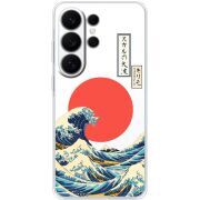 Прозорий чохол BoxFace Samsung Galaxy S26 Ultra (S948) Большая волна в Канагаве