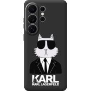 Чорний чохол BoxFace Samsung Galaxy S26 Ultra (S948) Cat in Black