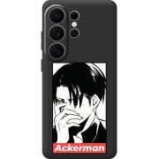 Чорний чохол BoxFace Samsung Galaxy S26 Ultra (S948) Attack On Titan - Ackerman