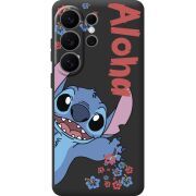 Чорний чохол BoxFace Samsung Galaxy S26 Ultra (S948) Гавайський гість Stich