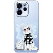 Прозорий чохол BoxFace OPPO Reno 15 F Cat Style