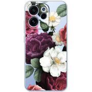 Прозорий чохол BoxFace OPPO Reno 15 F Floral Dark Dreams