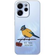 Прозорий чохол BoxFace OPPO Reno 15 F Синиця і калина