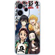 Прозорий чохол BoxFace OPPO Reno 15 F Незуко та друзі