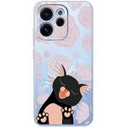 Прозорий чохол BoxFace OPPO Reno 15 F Meow