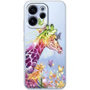 Прозорий чохол BoxFace OPPO Reno 15 F Colorful Giraffe