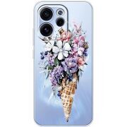 Чохол зі стразами OPPO Reno 15 F Ice Cream Flowers