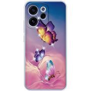 Чохол зі стразами OPPO Reno 15 F Butterflies