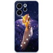 Чохол зі стразами OPPO Reno 15 F Girl with Umbrella