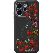 Чорний чохол BoxFace OPPO Reno 15 F 3D Ukrainian Muse